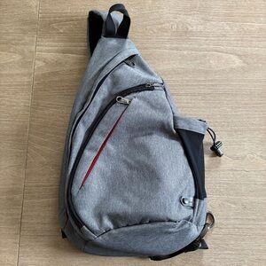 OutdoorMaster Sling Bag, Hiking Daypack, Crossbody Travel Backpack in Gray